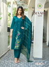 Raahi Vol 1 By Passion Tree Roman Silk Wholesale Kurti With Bottom Dupatta In India